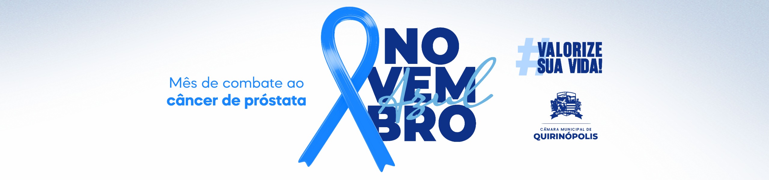 Novembro Azul, campanha de conscientização global sobre a saúde masculina, com foco no combate ao câncer de próstata.